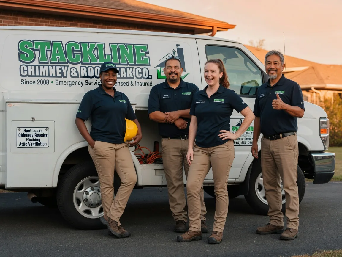 Chimney flashing repair company in Deer Creek, OK